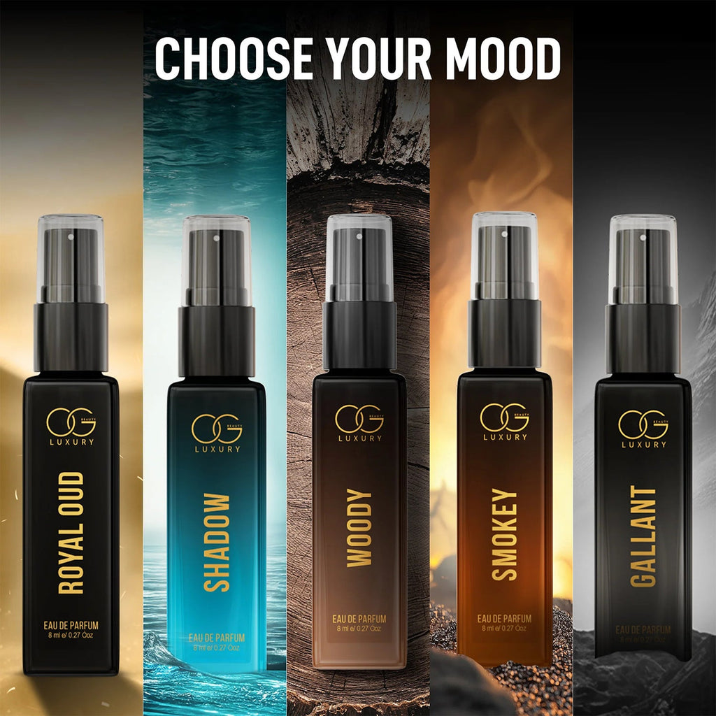 OG Blissful Moments Perfume Pack showcasing premium men's fragrance design