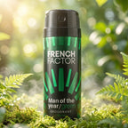 French Factor MenÕs Green Body Spray - Portable and Convenient