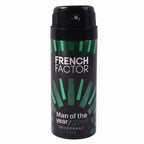 Masculine Green Body Spray by French Factor for men