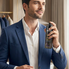 Will of Man Mystery perfume body spray detail