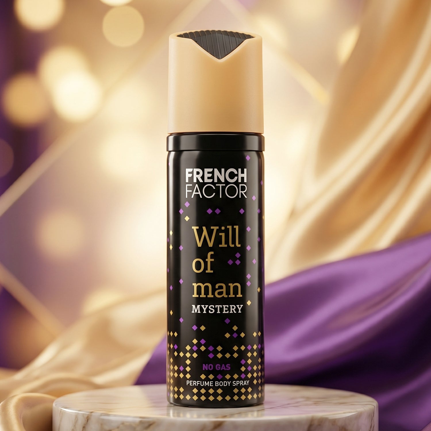 French Factor in hand showing spray application