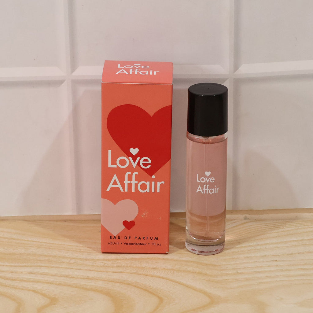 Travel-friendly Love Affair Eau De Parfum spray bottle