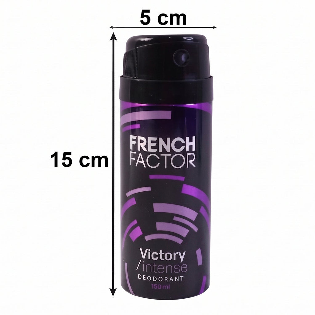 French Factor deodorant spray for everyday freshness