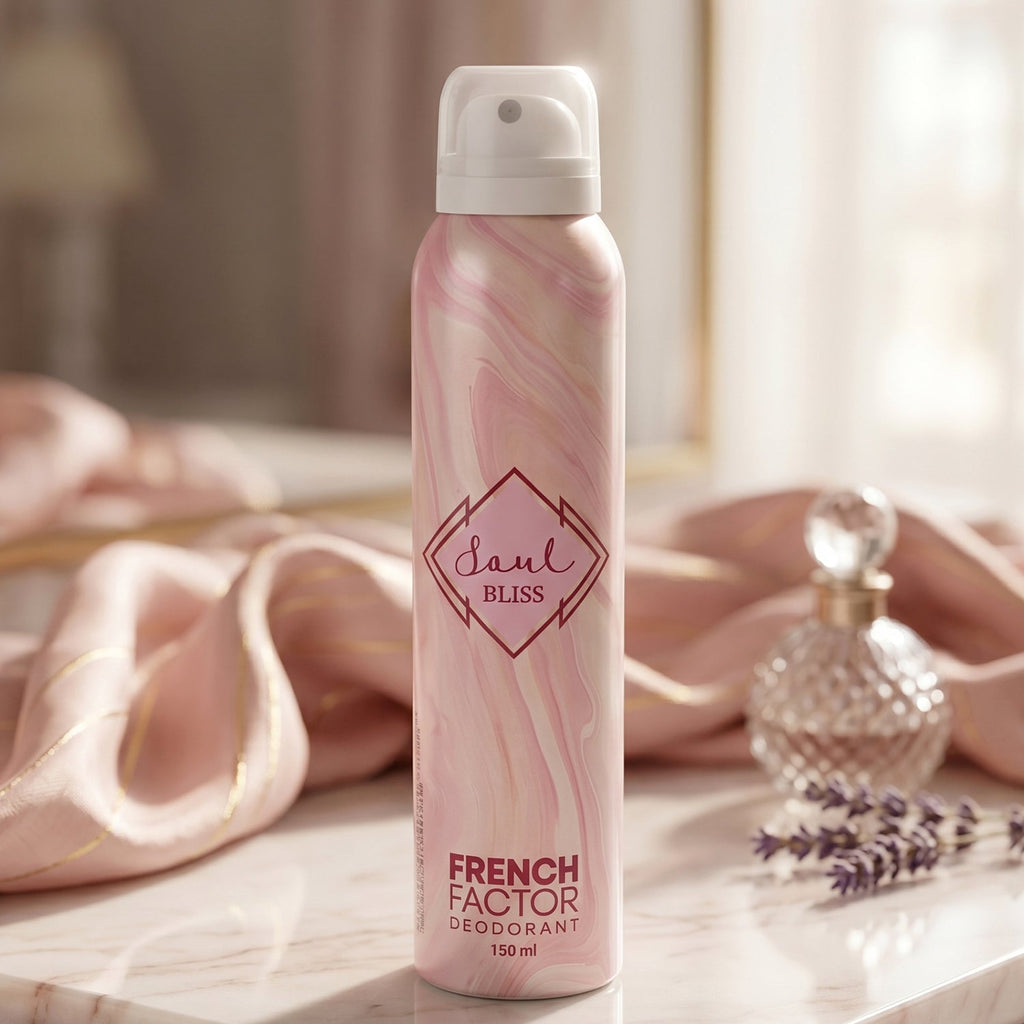 Soul Bliss pink marble deodorant spray