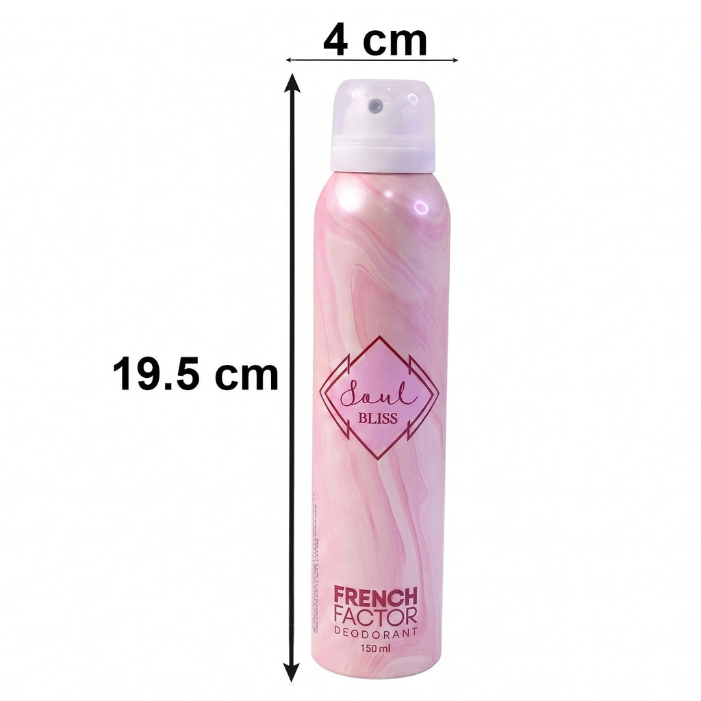 French Factor deodorant spray with fresh scent for men