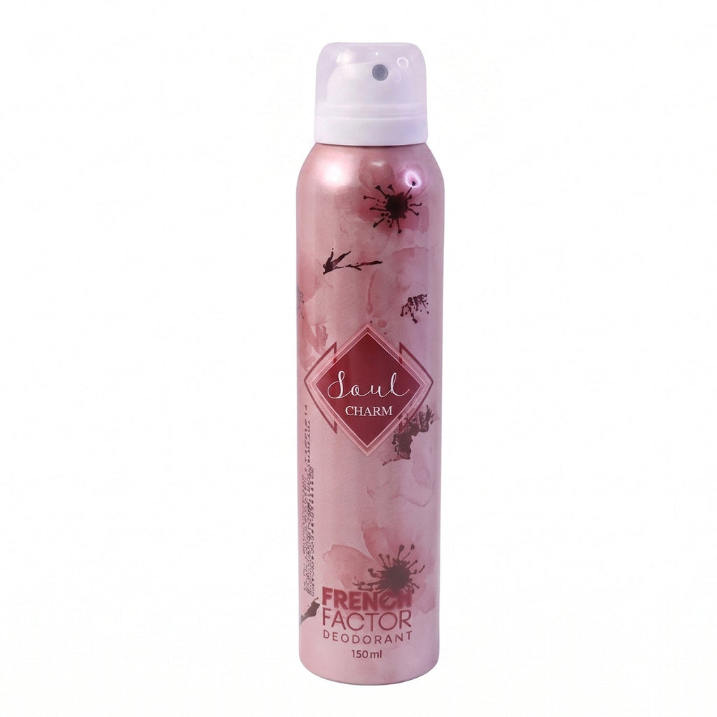 Floral deodorant spray from French Factor Soul Charm for everyday freshness