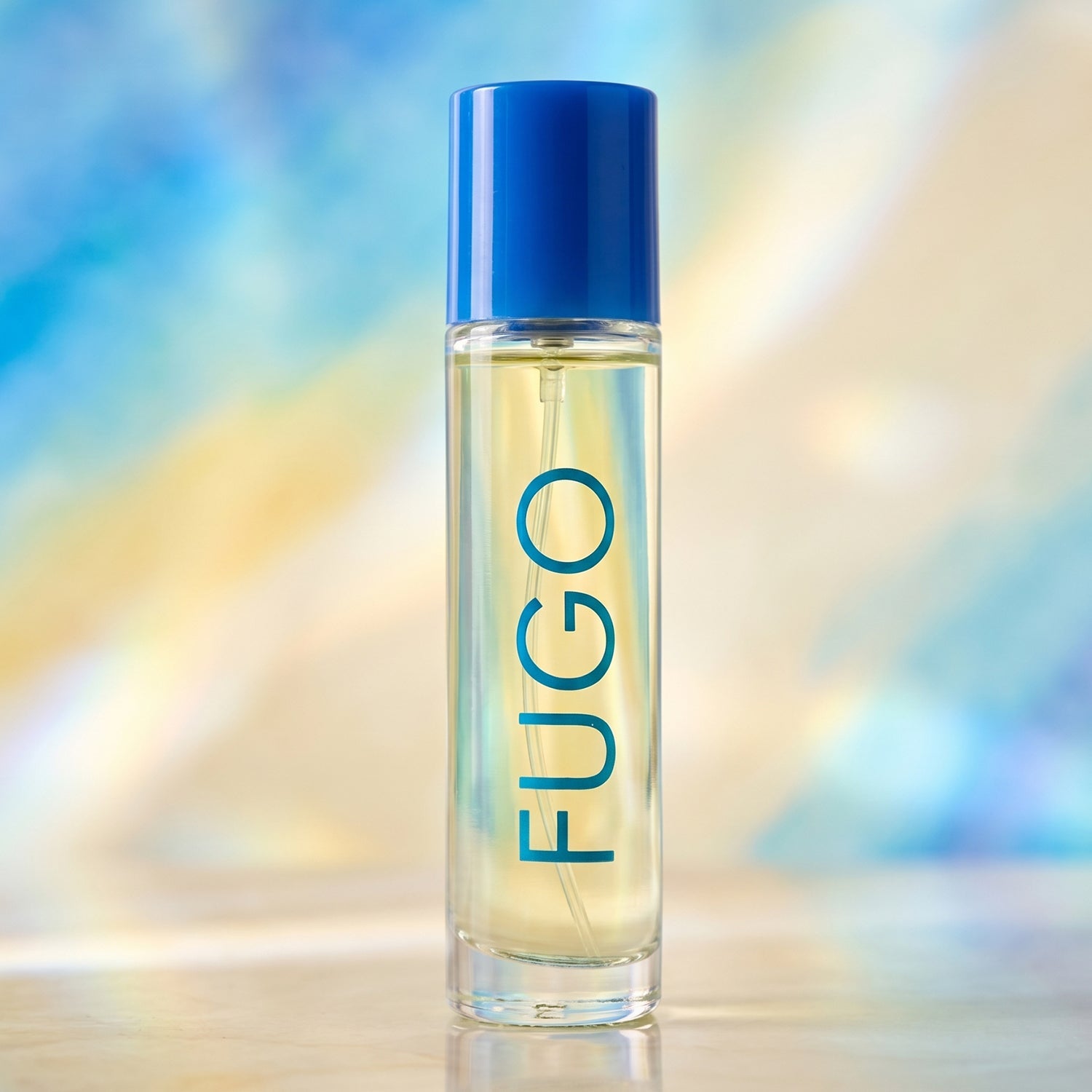 Sleek Fugo Eau De Parfum spray bottle for everyday use