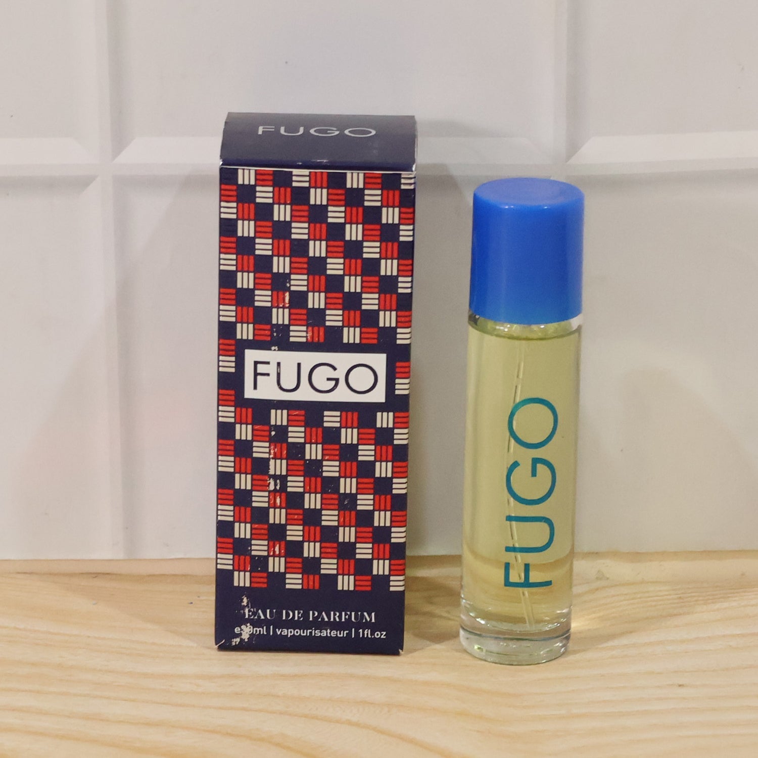 Additional view of Fugo Eau De Parfum bottle for portable use