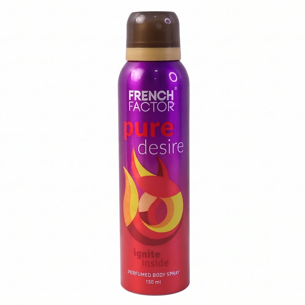 French Factor men's perfumed body spray for active lifestyle