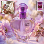 Flower Paris heart-shaped perfume bottle showcasing elegant design
