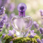 Perfume bottle with floral scent for women