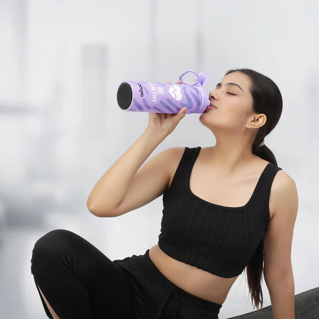 Durable insulated stainless steel water bottle
