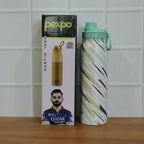 Lightweight insulated water bottle with handle for easy carrying