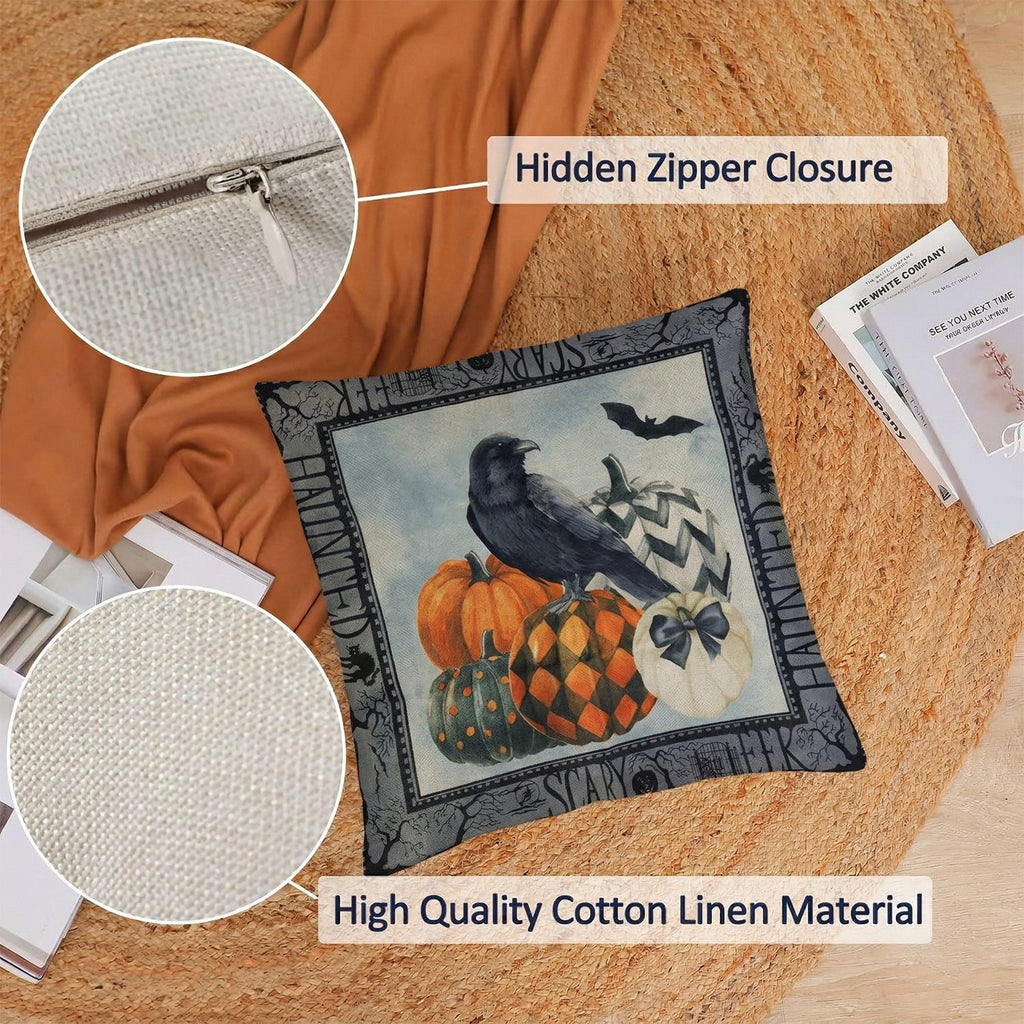 Modern sofa pillow cover with zipper closure for easy maintenance