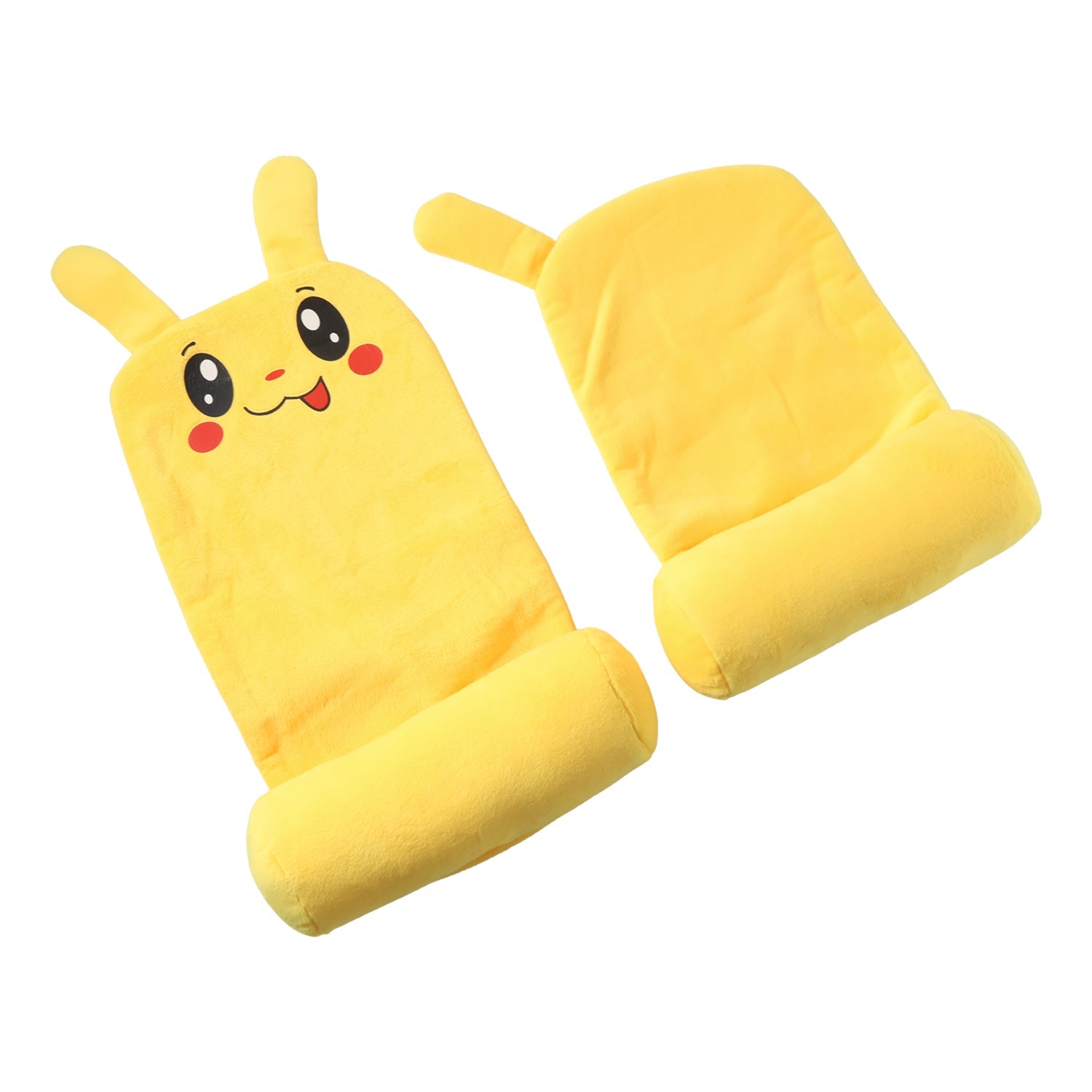 Comfortable baby pillow placed on crib mattress