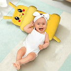 Safe sleep pillow providing head and body support for babies