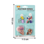 Binder clips and push pins combo from office clips & pins set