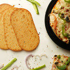 Maniarr's Pizza Mini Slim Bites scattered on a surface, ready for a healthy snack.