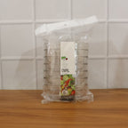 Set of clear plastic serving bowls ideal for daily kitchen needs