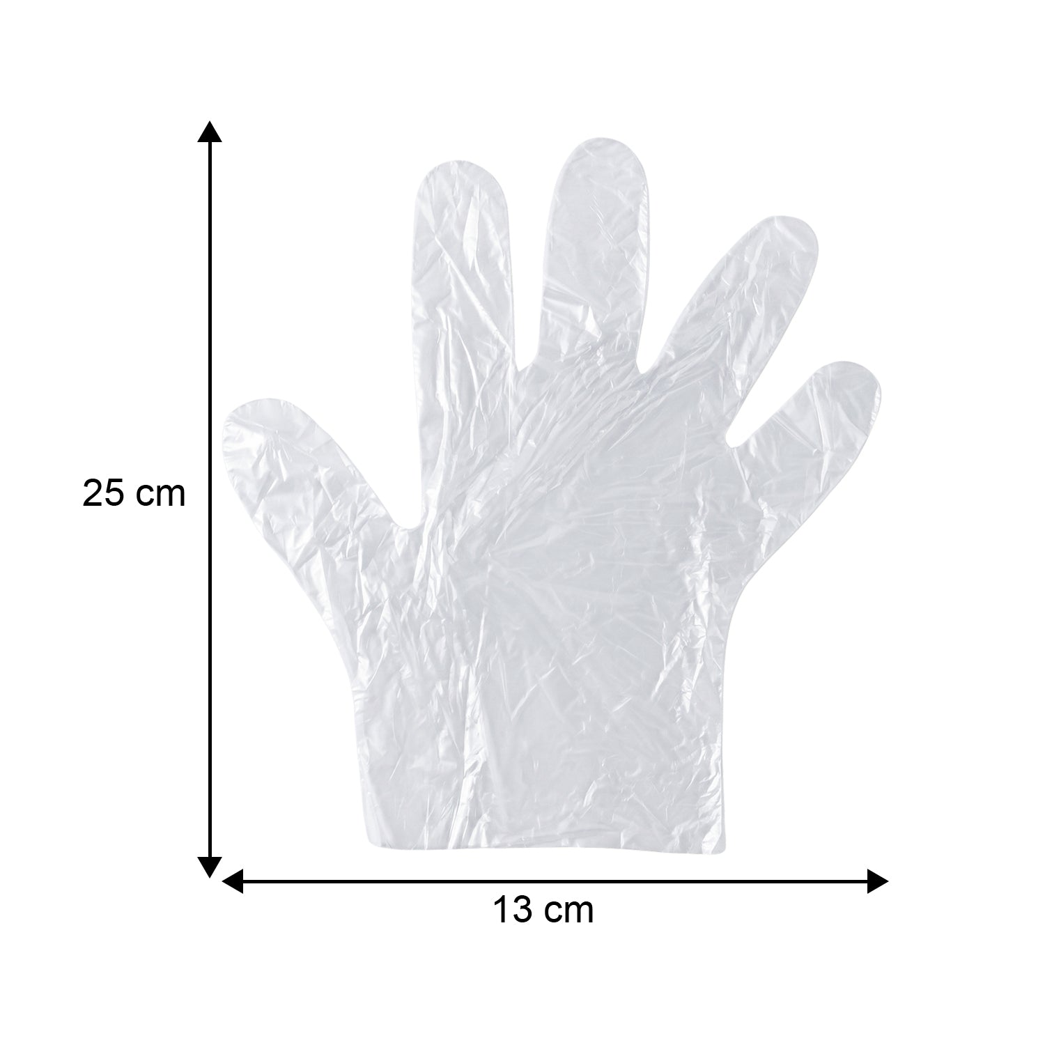 Disposable plastic gloves for food prep and sanitation
