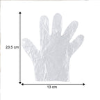 Plastic gloves in a pack, suitable for restaurants and food prep