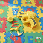 Rotor flying disc launcher for children’s outdoor fun