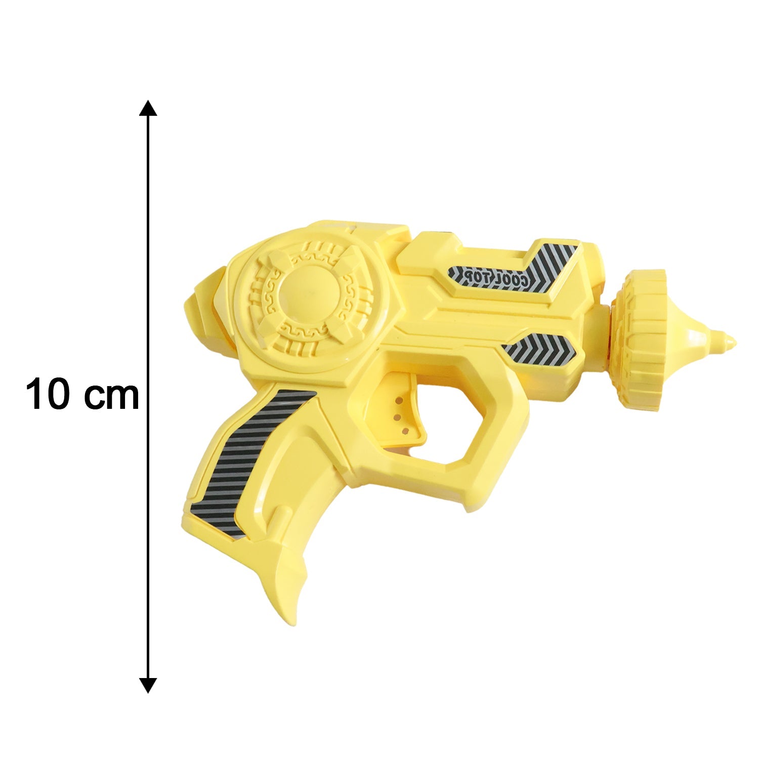 Size chart for flying disc launcher toy, easy to understand