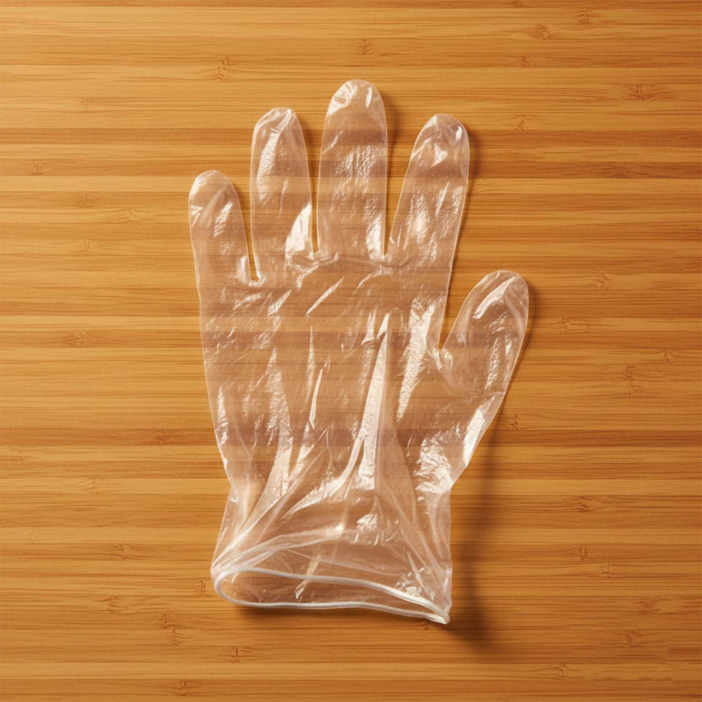 Disposable gloves transparent and lightweight material