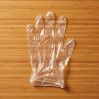 Disposable gloves transparent and lightweight material