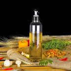 Leak proof oil pour bottle for cooking with easy flip cap