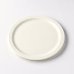 Multi-purpose round serving plate suitable for casual and festive occasions