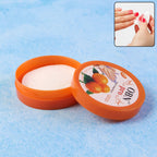 Compact jar of nail polish remover wipes ideal for travel and quick removal
