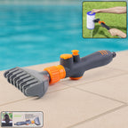 High-pressure pool filter cartridge cleaner nozzle with multi-spray jet