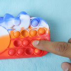 Bright and attractive pop it stress relief pencil case
