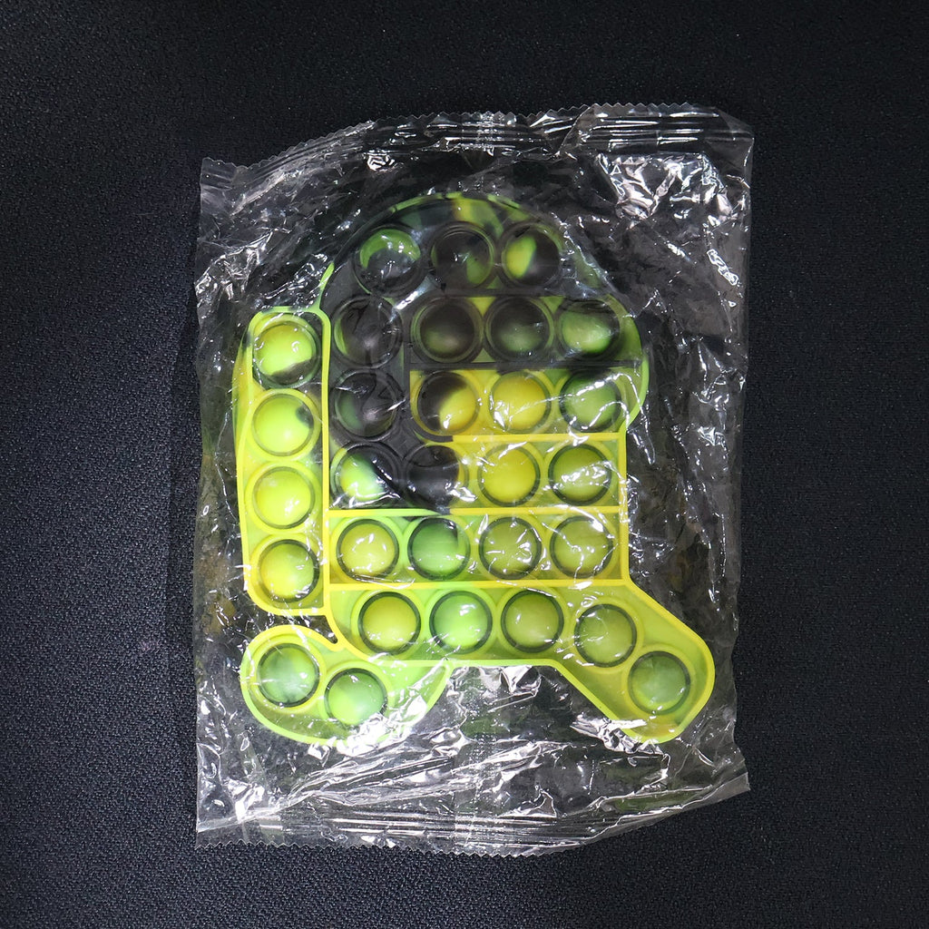Lifestyle image of silicone pop it toy being used for relaxation and play
