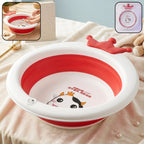 Portable foldable infant bathtub suitable for travel and small spaces