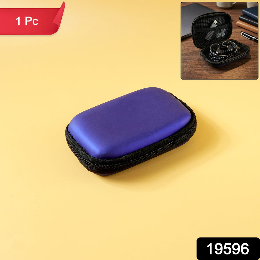 Travel-friendly earphone storage pouch for earbuds and cables