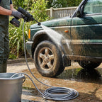 High-pressure water jet washer spray gun for car and garden use