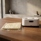 Portable electric clothes dryer in a compact living space