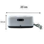 Size comparison of portable electric clothes dryer