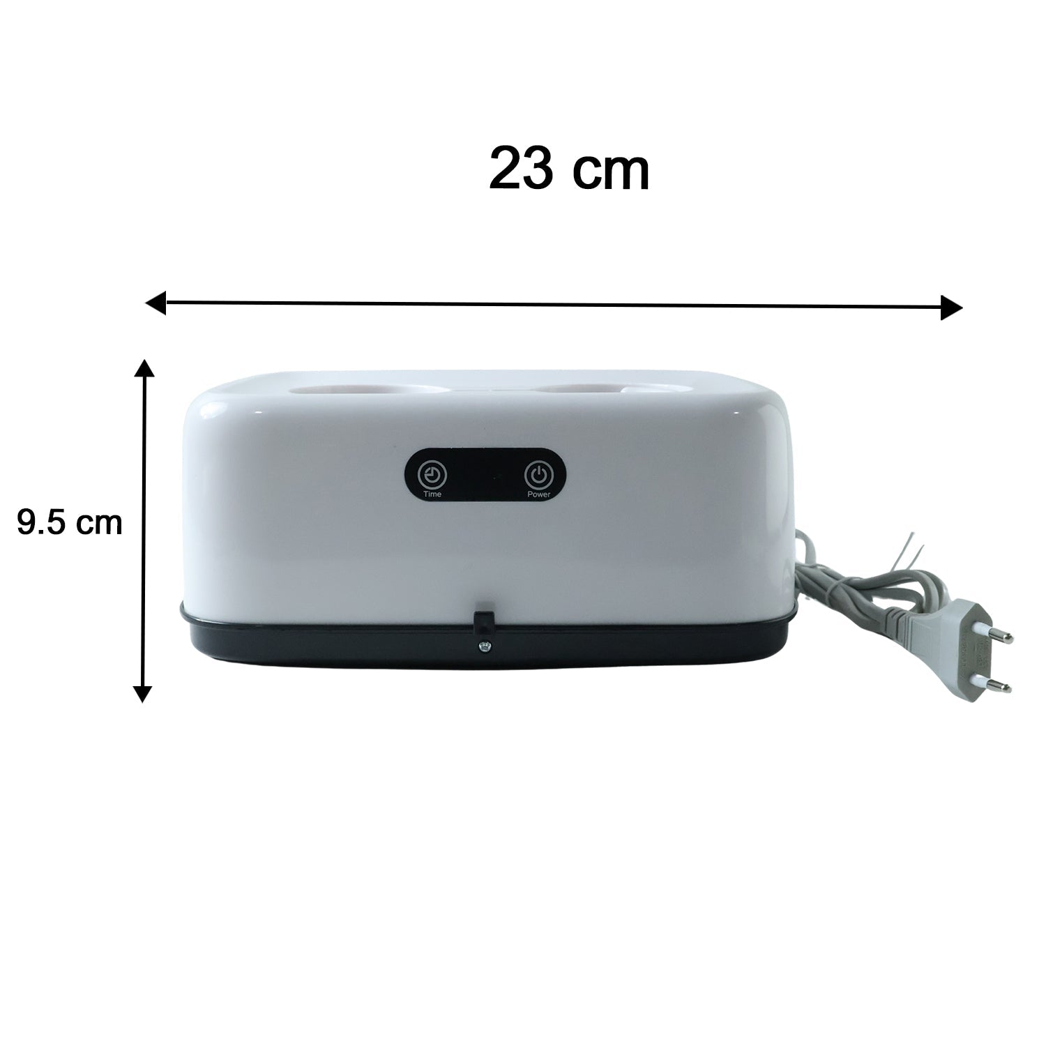Size comparison of portable electric clothes dryer