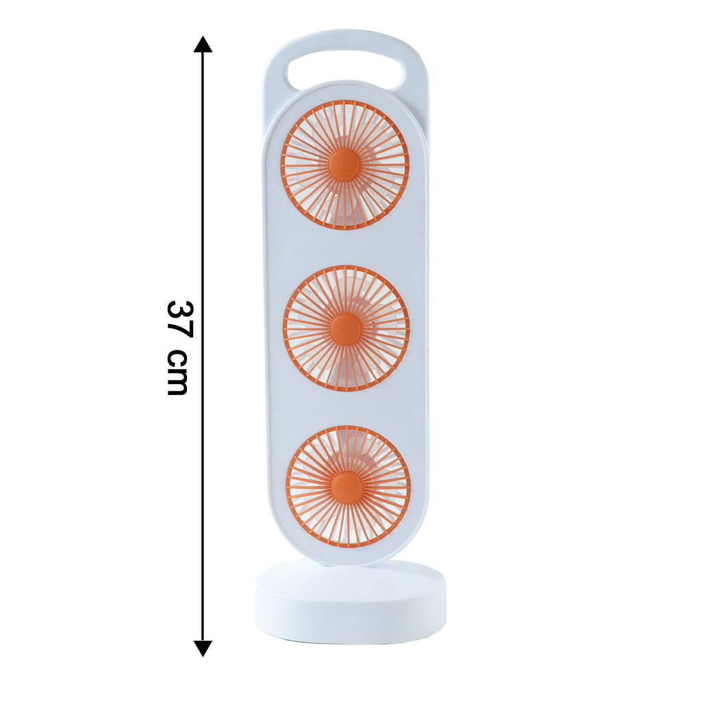 Compact, lightweight USB table fan