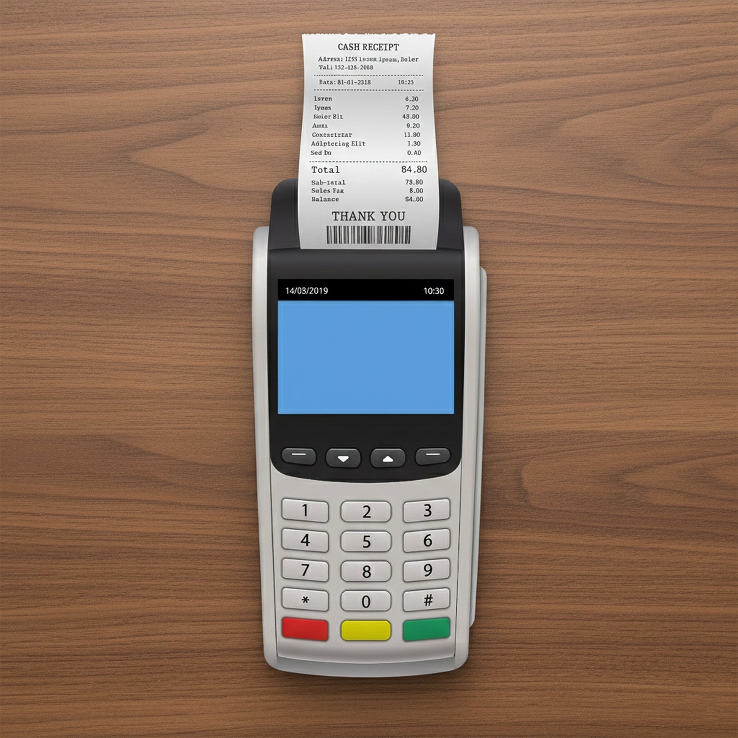 Direct thermal label roll compatible with label printers