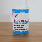 Self-adhesive thermal label roll for barcode and shipping applications