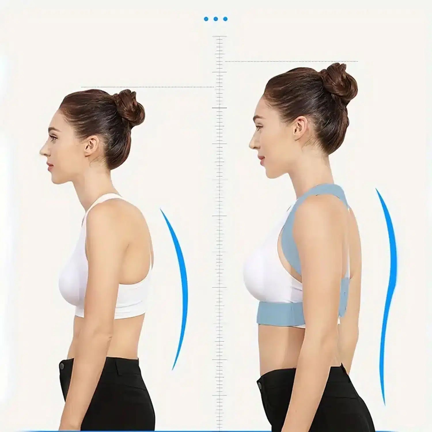 Spine alignment correction strap for back pain relief