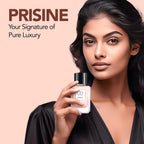 Close-up of Pristine Eau De Parfum liquid spray bottle for women