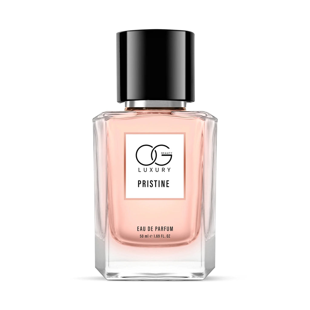 Detailed view of Pristine Eau De Parfum spray nozzle for easy application