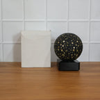 Starry sky projector night lamp illuminating room with stars
