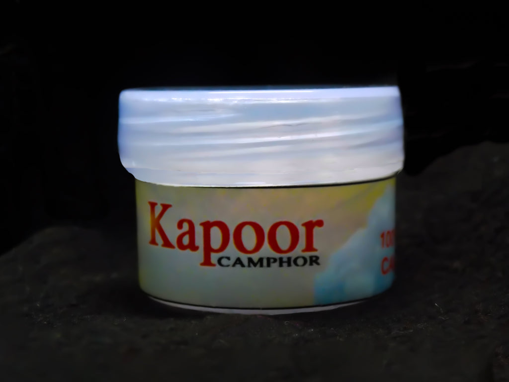 Stack of Pure Kapoor Tablets, perfect for daily puja and aromatherapy.