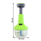 Kitchen cutter showing stainless steel blades for efficient chopping